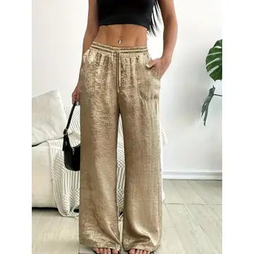 Bronze Wide Leg Pant