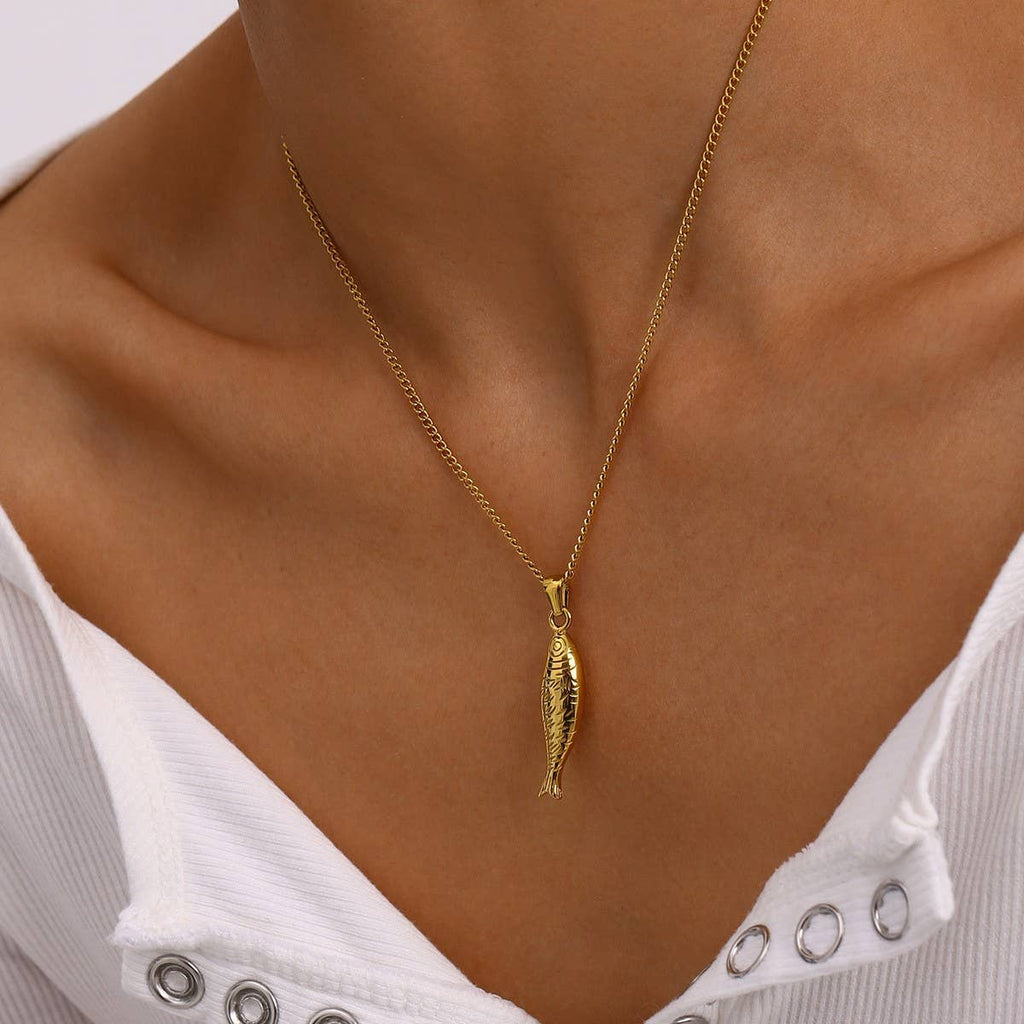 Tarnish Free Fish Necklace