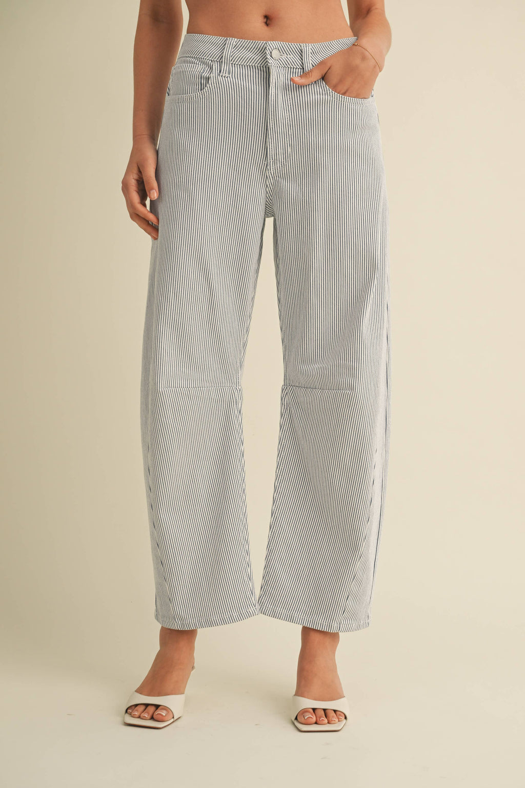 Striped Barrel Jean - JBD