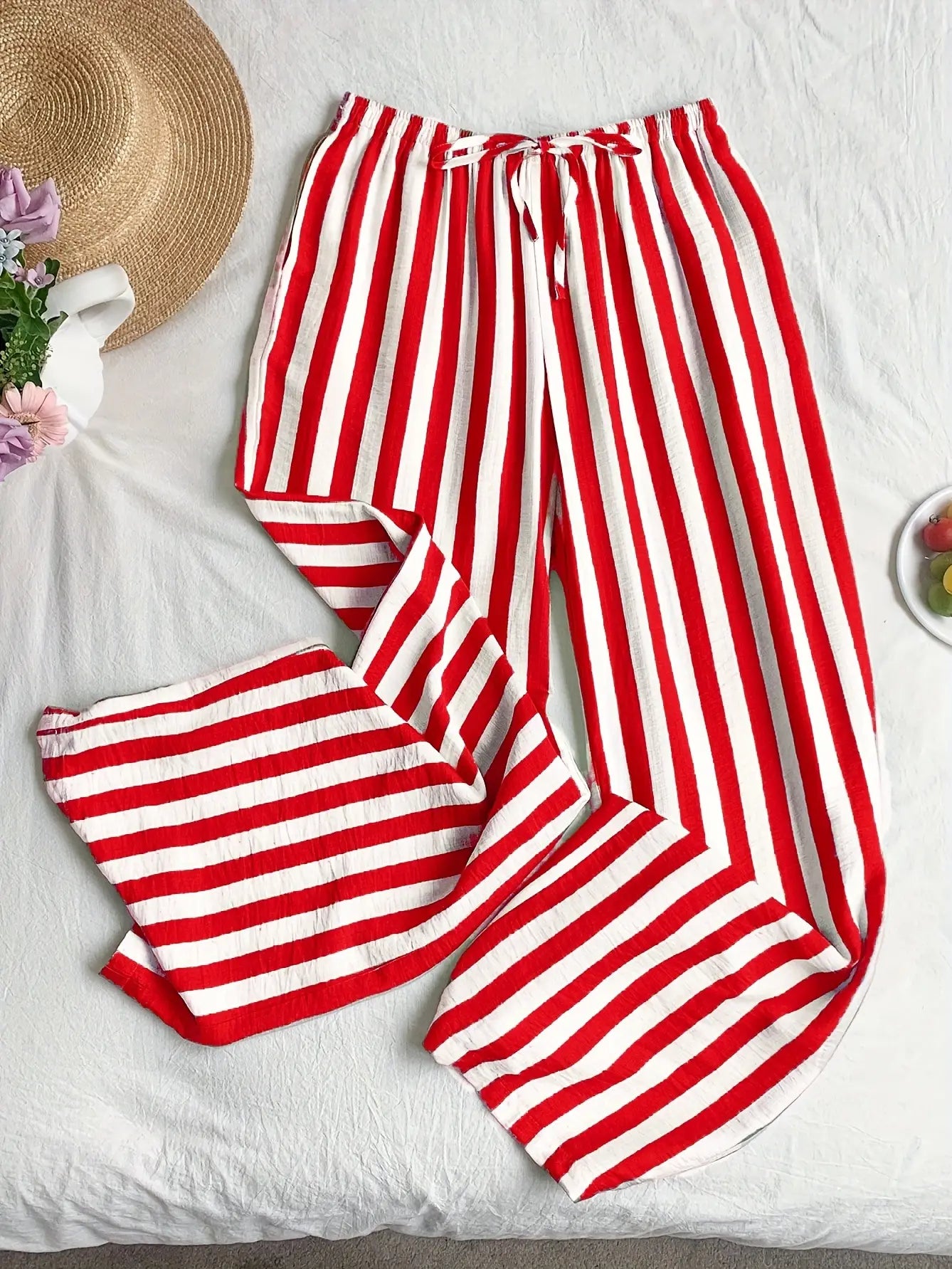 Vertical Striped Pants