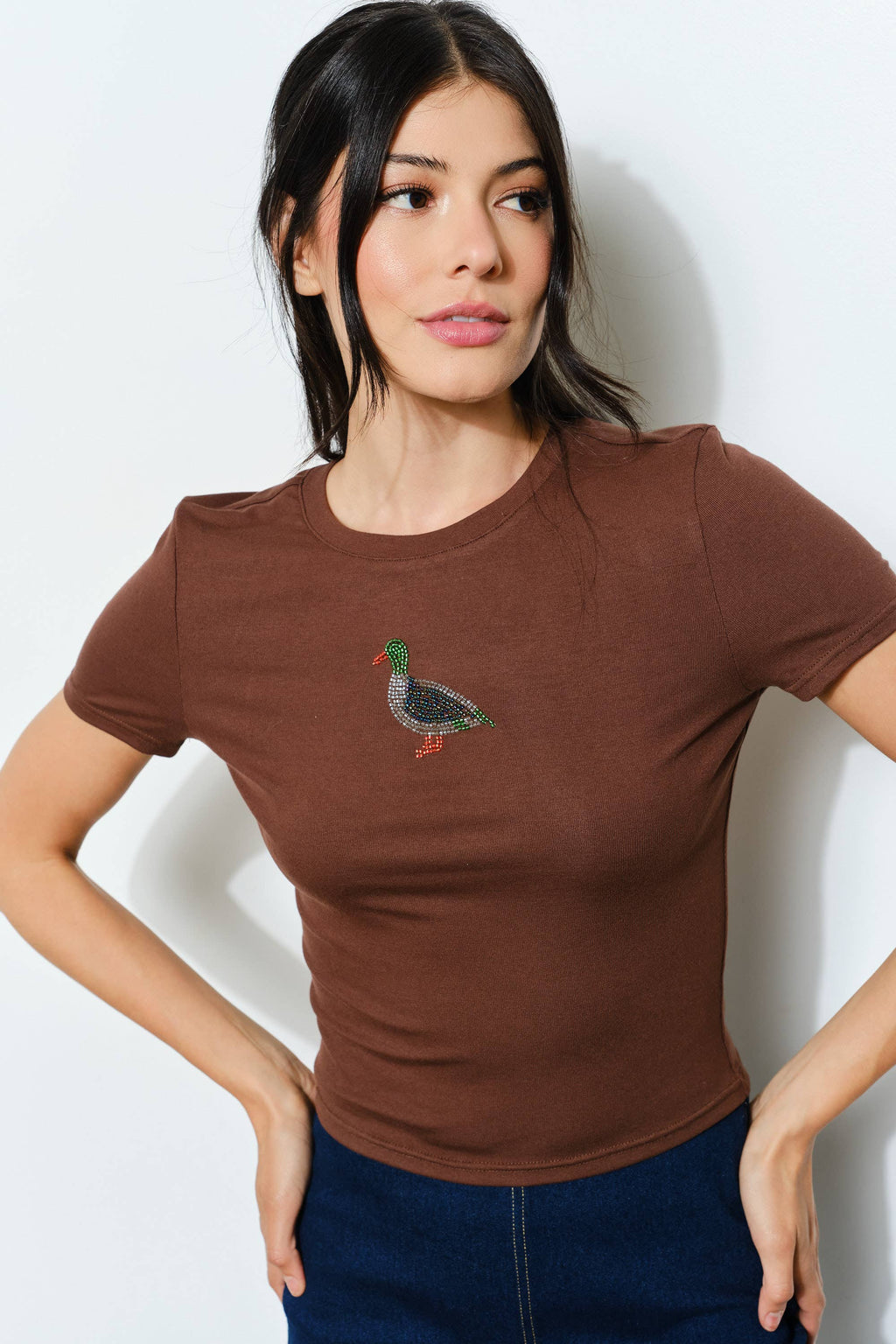 MALLARD BEAD TEE - Fun, Basic, Playful