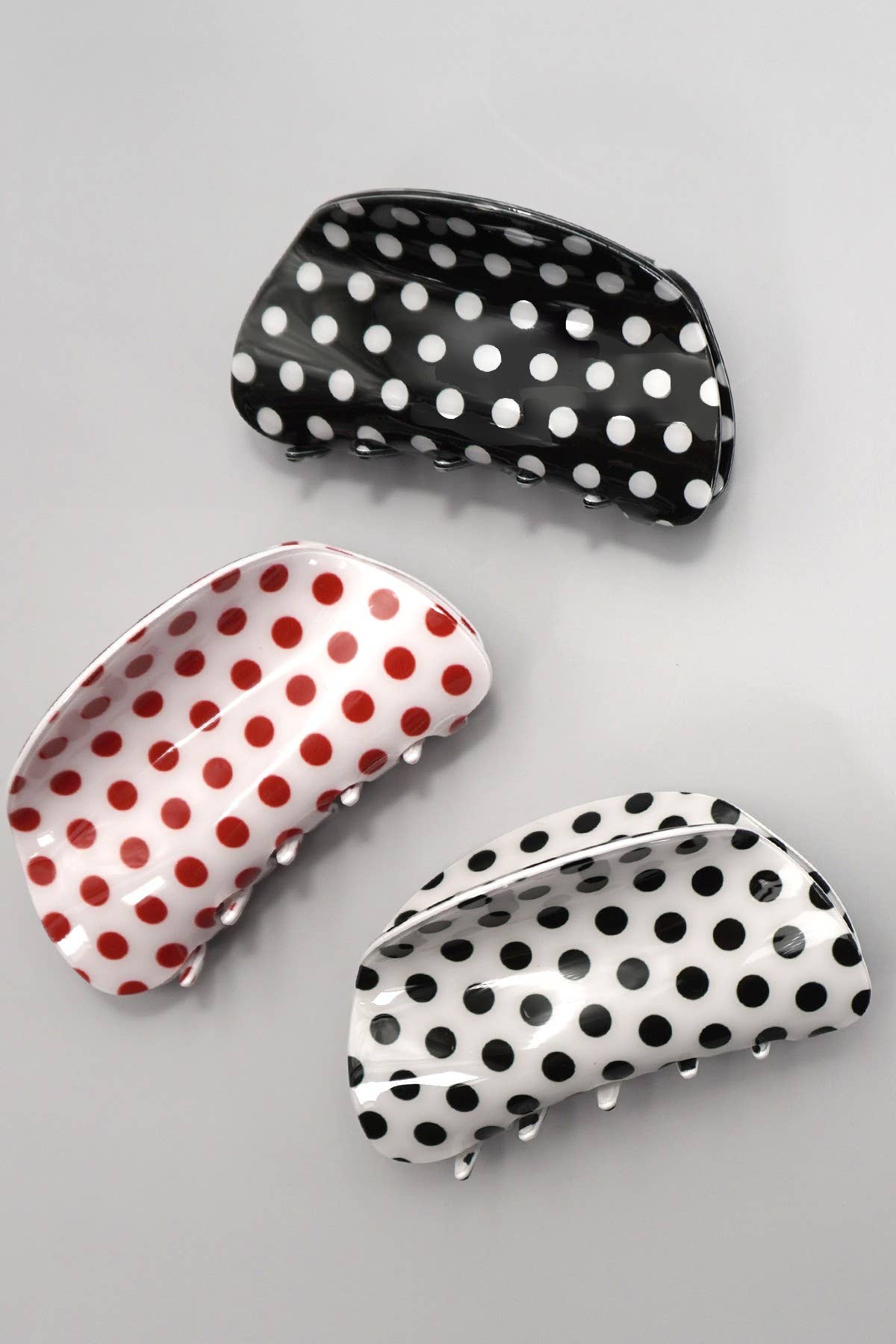 Polka Dot Claw Clip