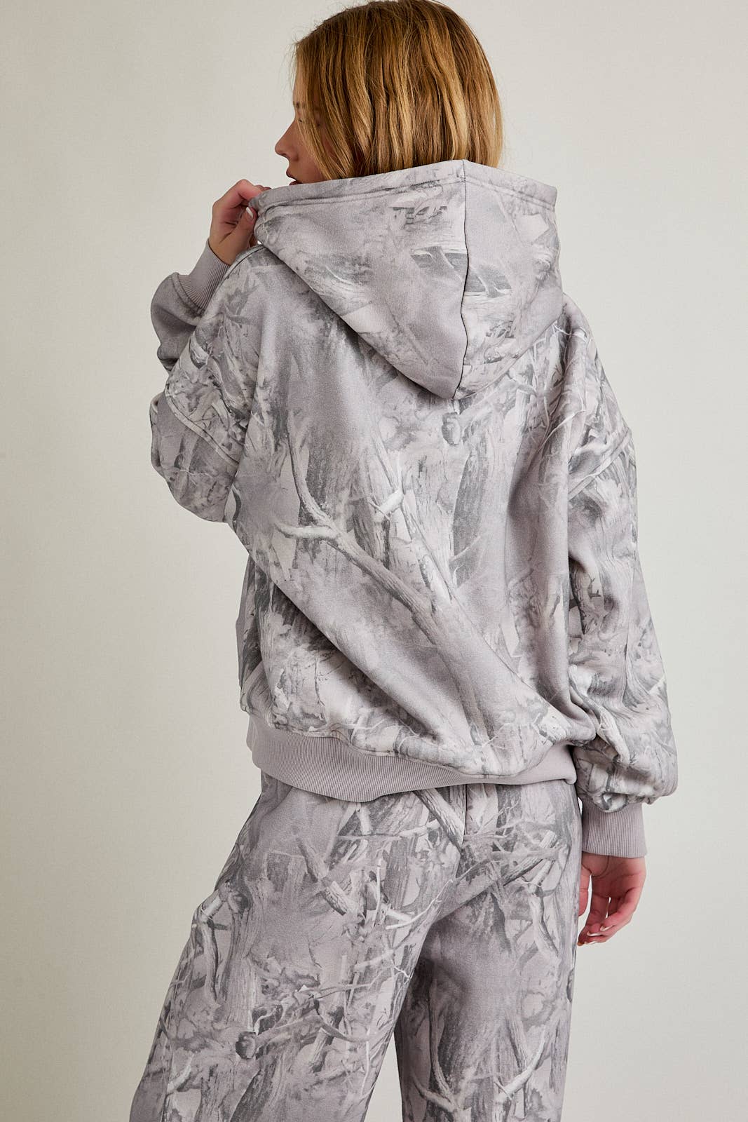 TREE CAMO PRINTED HOODIE
