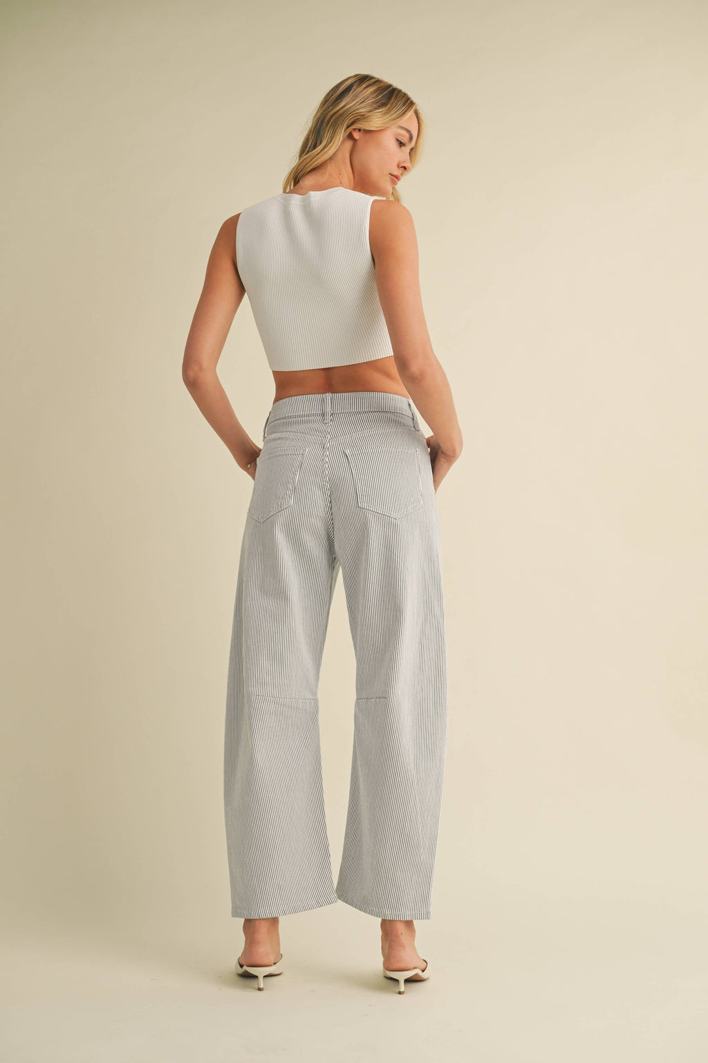 Striped Barrel Jean - JBD