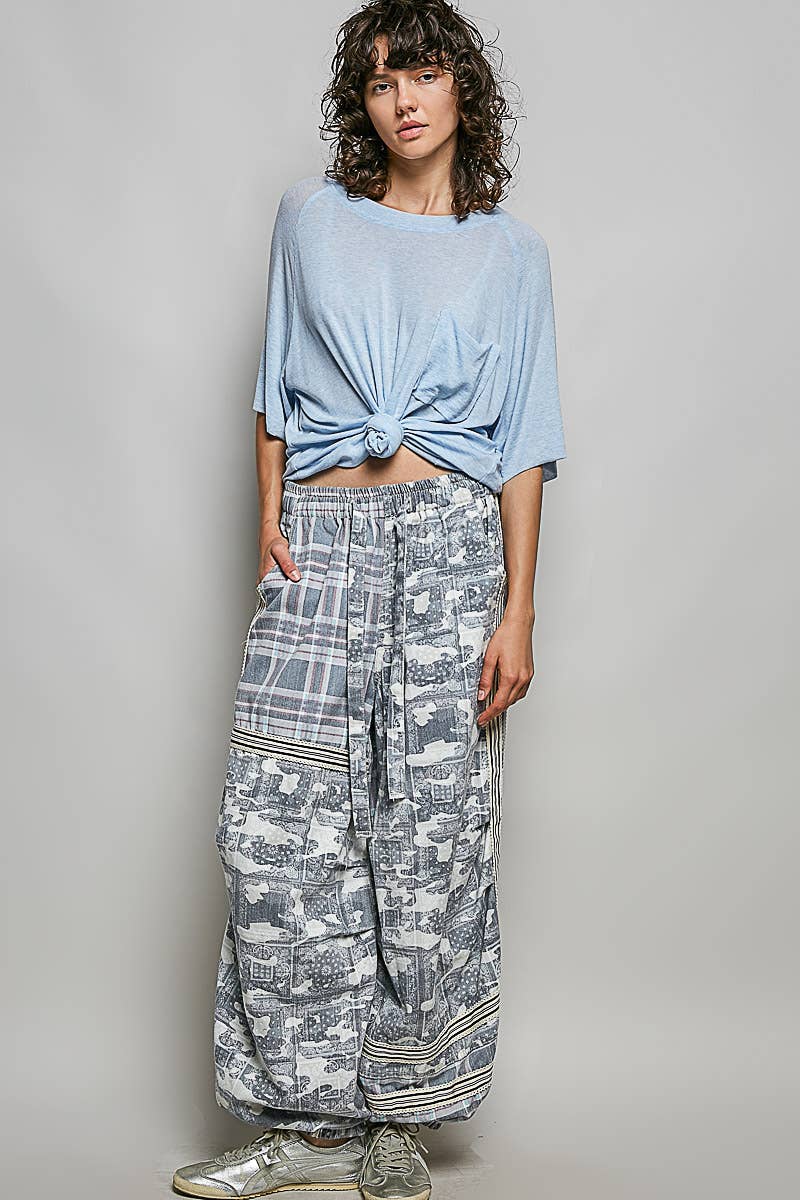 Vintage Washed Relaxed Fit Jersey Top Everyday Tee SALE