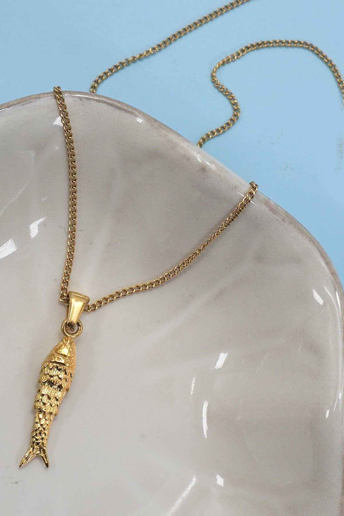 Tarnish Free Fish Necklace