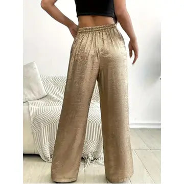 Bronze Wide Leg Pant